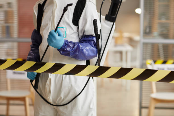 Professional Biohazard technician working in Deerfield, WI